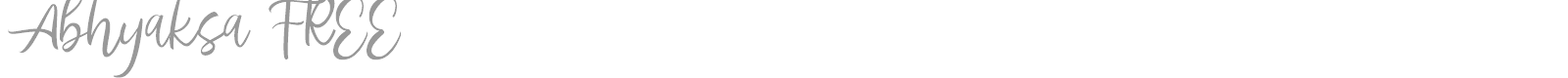 Abhyaksa font preview